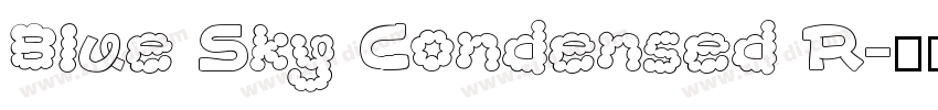 Blue Sky Condensed R字体转换